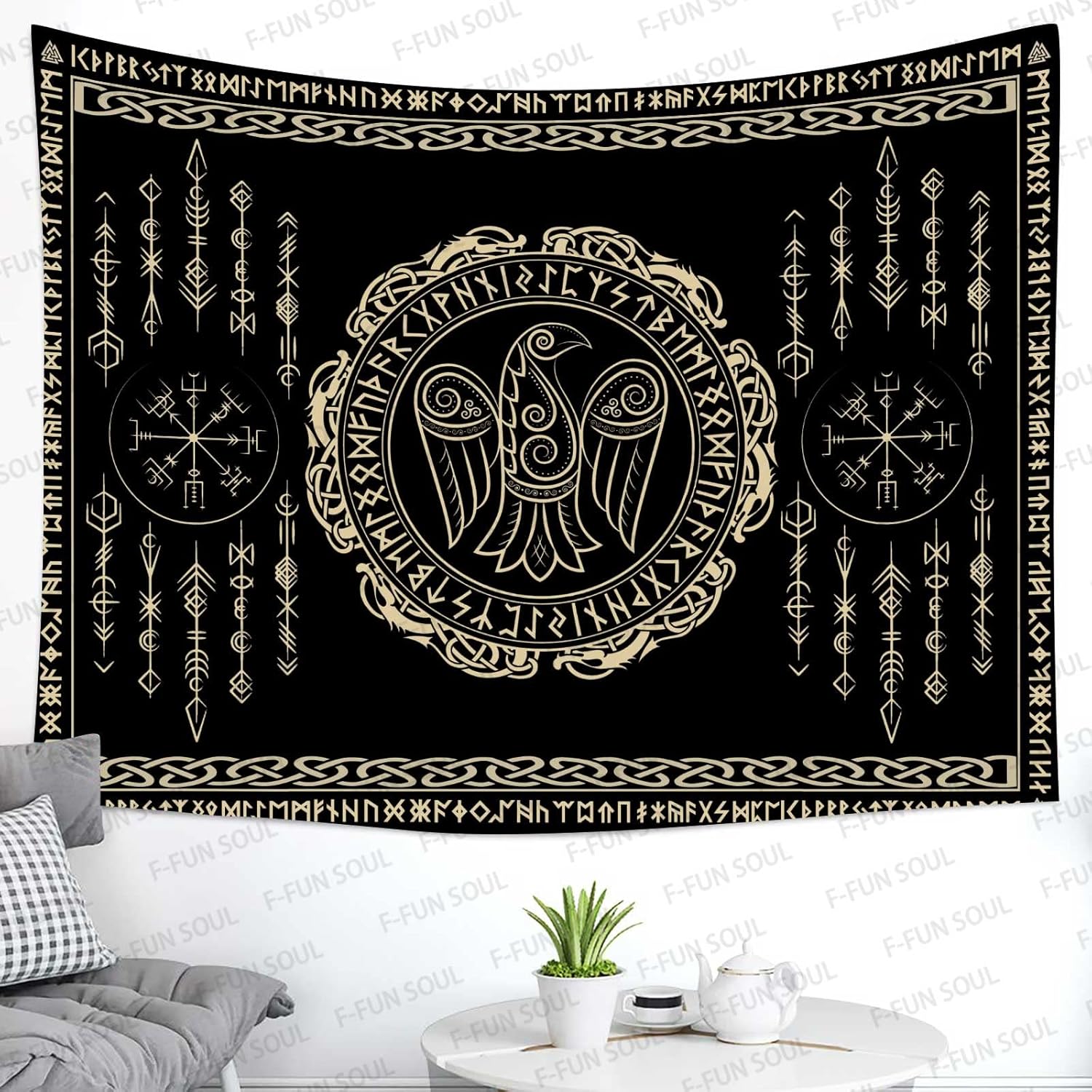 Tapestry f cheerful soul Nordic Vikings 75x100
