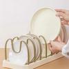 Adjustable Pot Lid Rack Plastic Dish Drying Rack Multifunctional Pot Lid Holder  Kitchen