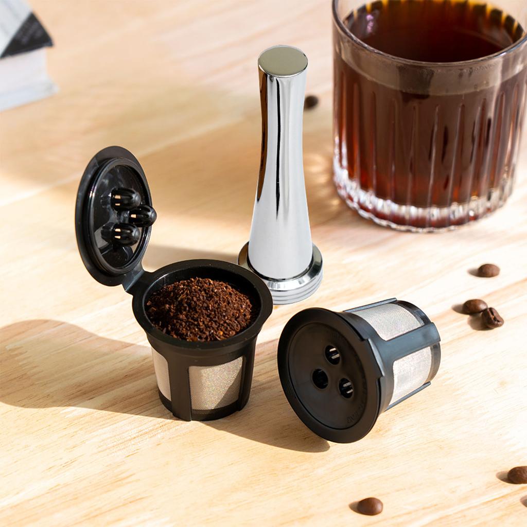 Reusable Capsules Pod 3 Holes Superior Filtration Refillable Coffee Pod for Ninja CFP201 CFP301