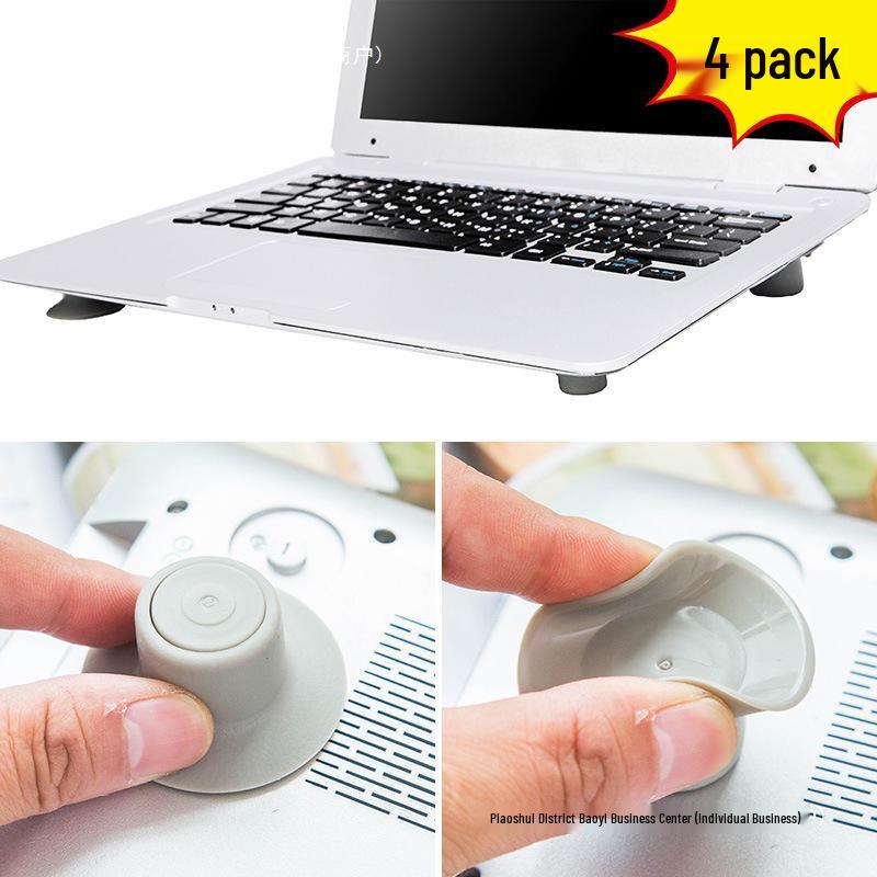 Kaymaz Ayaklı Dizüstü Bilgisayar Soğutucu Ped - Geliştirilmiş Hava Akışı İçin Taşınabilir Stand