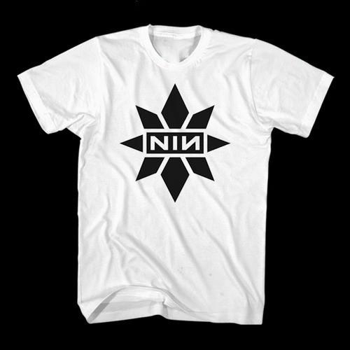 

Captain Mavel x NIN Collaboration White T-Shirt Size S-5XL Unisex T-Shirt XXXL