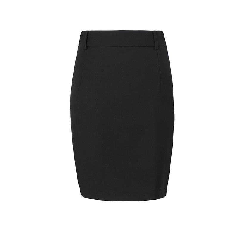 Serge Fabric Professional Summer Skirt Suit: Hip-hugging Short Formal Skirt