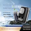 Portable Mini High-Speed Waist Fan with Digital Display for Outdoor Use