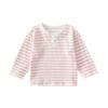 2026 Kids' Striped Long-Sleeve T-Shirt: Versatile Spring/Summer Fashion for Boys & Girls