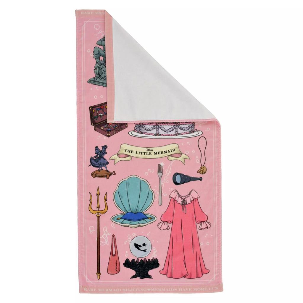 Disney The Little Mermaid Bath Towel Props Japan NEW Disney Store