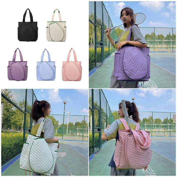 Tennis Toted Bag Pickleballs Bag Holds 2 Rackets Sports Gym Bag Lightweight Waterproof Tennis Racket Backpack Women Men