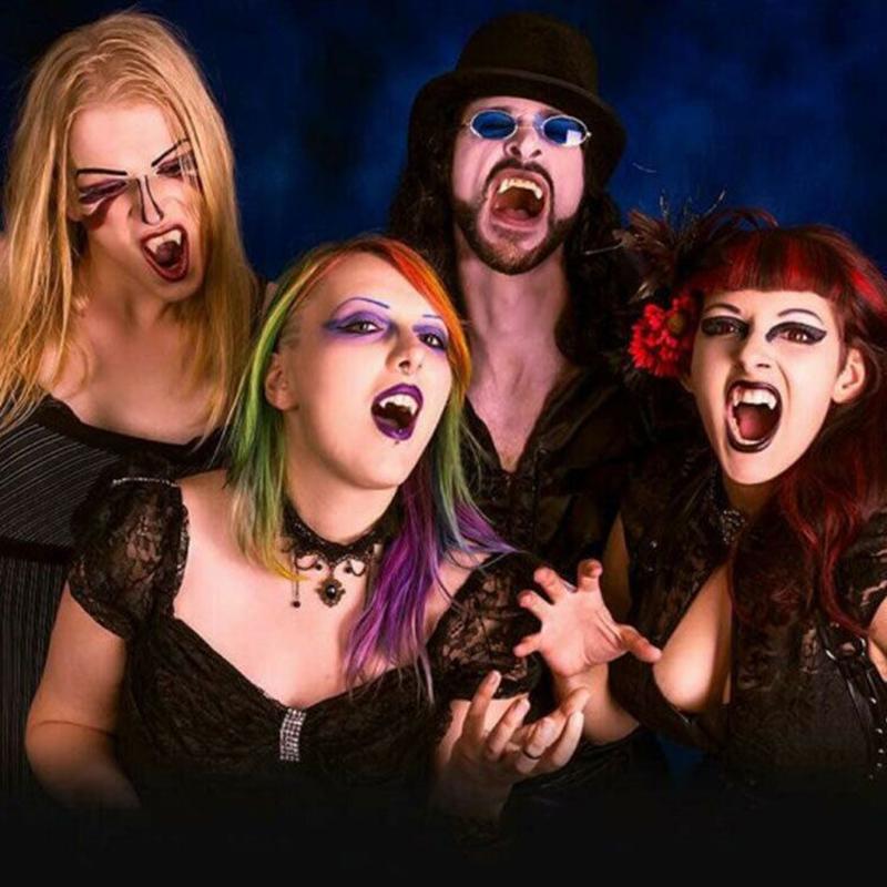 Halloween Vampire Teeth Fangs Props Party Retractable Fake Teeth Telescopic Dentures Halloween Accessories Props Adult Kids