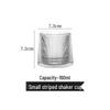 Double-Layer Chilled Glass Cup for Whiskey, Beer, Cocktails, and Cold Drinks
