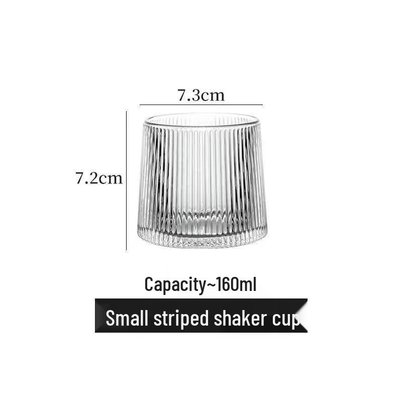 Double-Layer Chilled Glass Cup for Whiskey, Beer, Cocktails, and Cold Drinks
