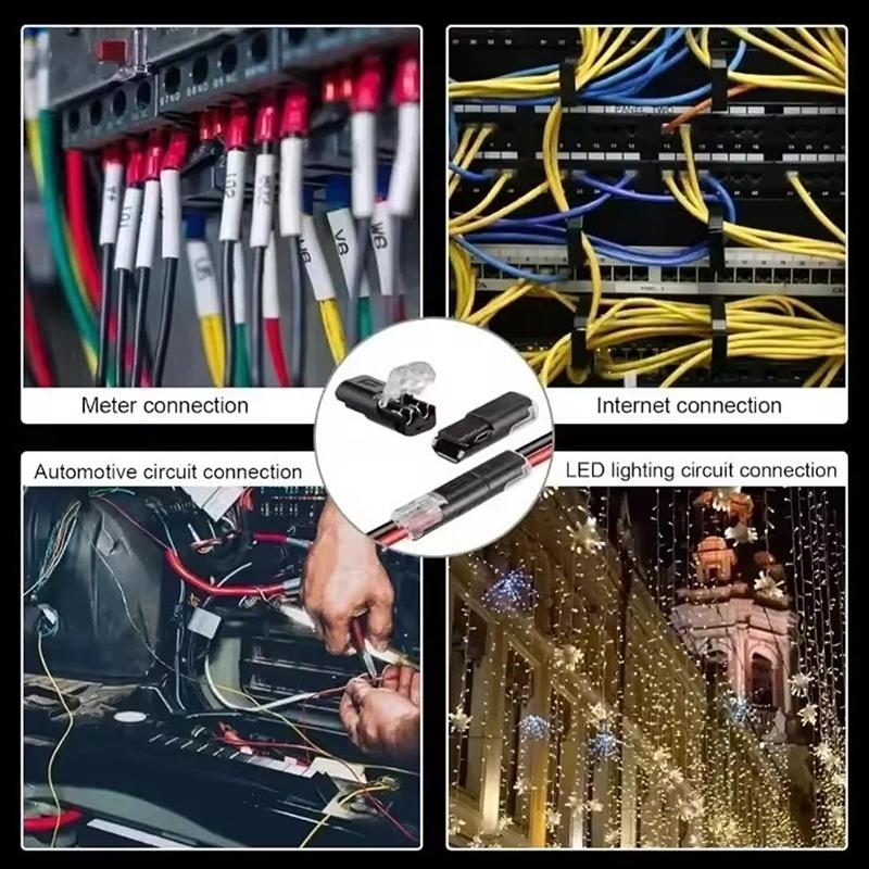 Waterproof Plug Wire Connector 2 Pin Way Cable Plug Car Electric Wire Snap Connectors Strip Terminal Connection