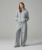KITTY POTTERY Street Lettering Embroidered Jogger Pants Melange Grey