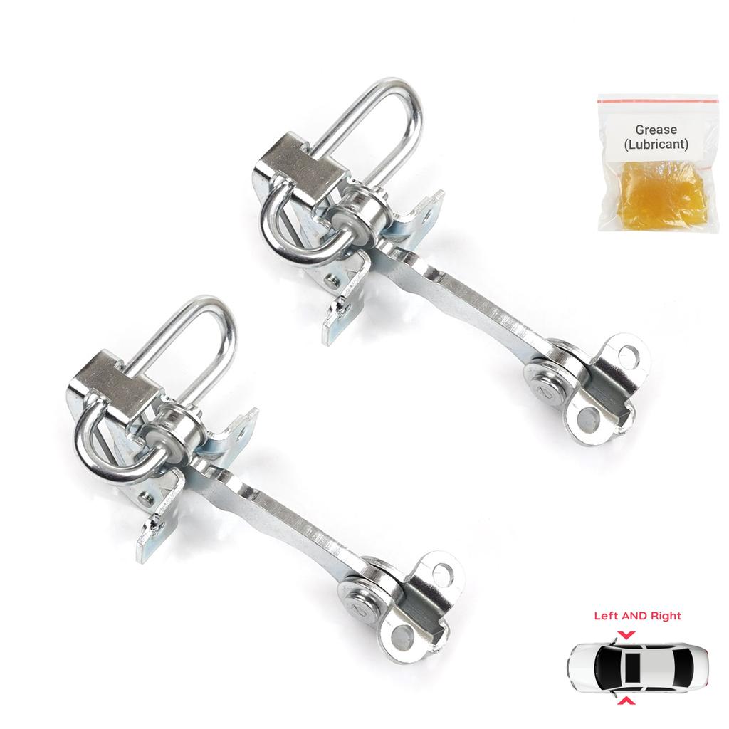 EDP1293-1 2 Pieces Door Hinge Stop Check Strap Limiter for Fiat Punto MK2 188 3-Door 1999-2012 51754187 