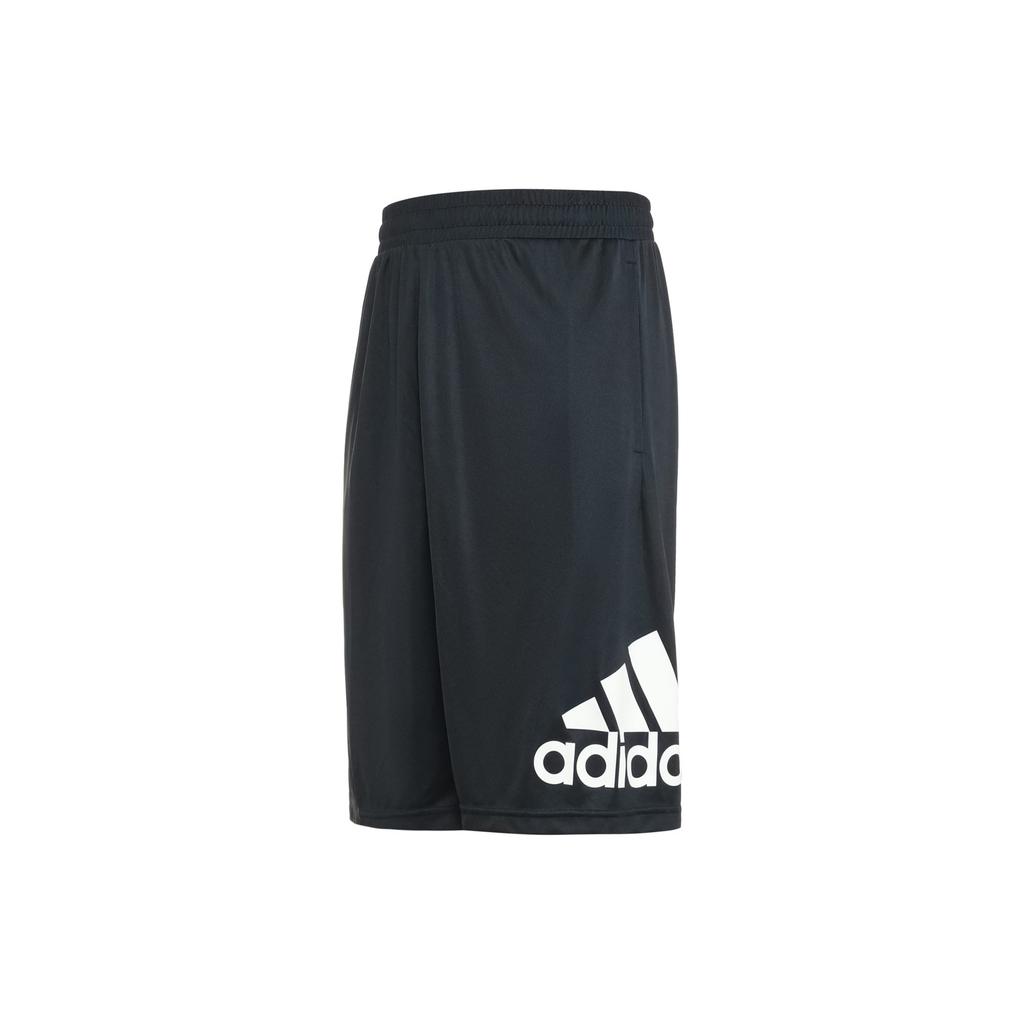 adidas Basketball Shorts Men's Black Moderate Straight Fit Pants BR1953