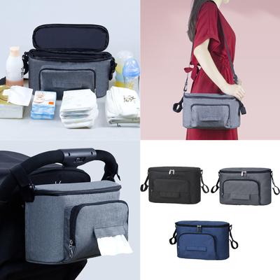 Oxford-Stoff Babykinderwagen Hänge-Organizer-Tasche für Eltern, die mehr Stauraum bei Spaziergängen oder Ausflügen benötigen
