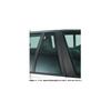 Hasepro Magical Carbon Pillar Garnish Set Black for Mazda MPV CPMA9