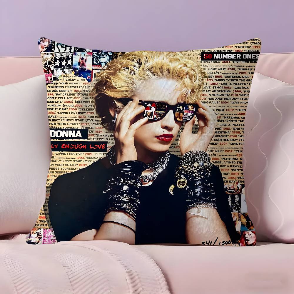Singer MMadonna Like aVirgin Pillow Case Ultra Soft Skin Friendly Fabric Cloud Like Comfort  Concealed Zipper