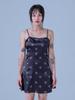 Dilettantism Blue Ribbon Mini Dress