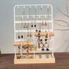 Earrings Jewelry Display Rack Large Capacity Eardrop Showcase Stand Bracelet Storage Shelf Necklace Jewellery Organizer Holder