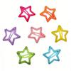 Colorful Glitter Star Hair Clips for Students – Candy Shades for Bangs & Flyaways