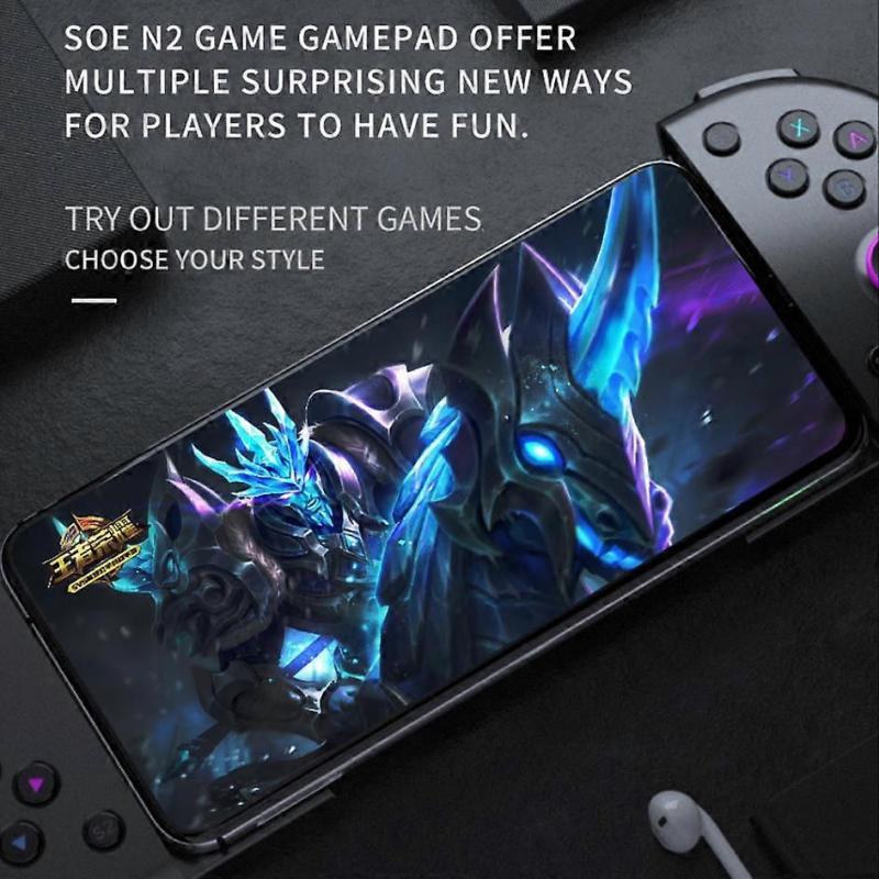 Type-C Mobile Game Controller Clickable Gamepad Analog Joystick with Type-C Port Fast Charging for Huawei Honor Android