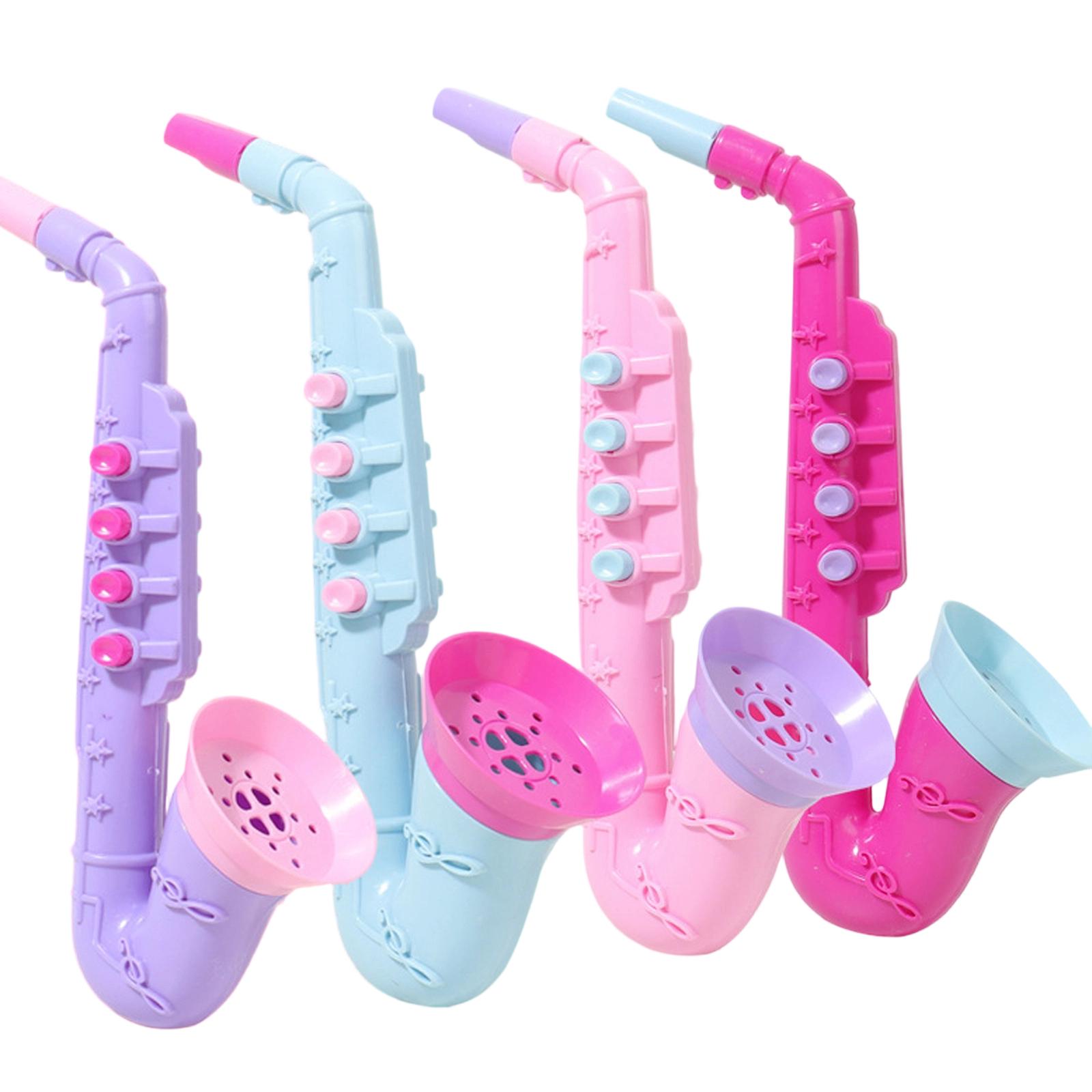 

Multifunctional Children s Saxophone Plastic Musical Instrument Toy, Sound-making Toy, Early Childhood Education Tool (random Color) One Size