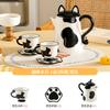 Cartoon Cat Ceramic Beverage Set Large Capacity Kettle Water Cup Cold Water Kettle Water Bottle Flower Tea Pot Coffee Cup