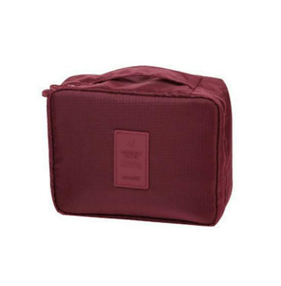 Korean Style Women's Travel Makeup Bag - Stylish, Multifunctional Toiletry Organizer with Large Capacity