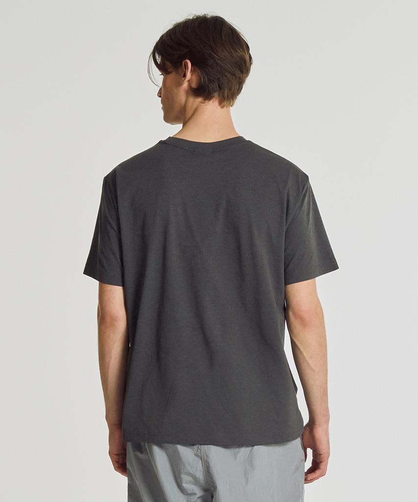 Nyuballanseu Nbneg31633 / Uni Frozen Essential Small Logo Short Sleeve T-Shirt (Charcoal)