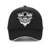 Double Gun Skull Men'S Baseball Cap Punk Style 3D Print Rock Skull Men Cowboy Hat Outdoor Casual Adjustable Snapback Hats Bone