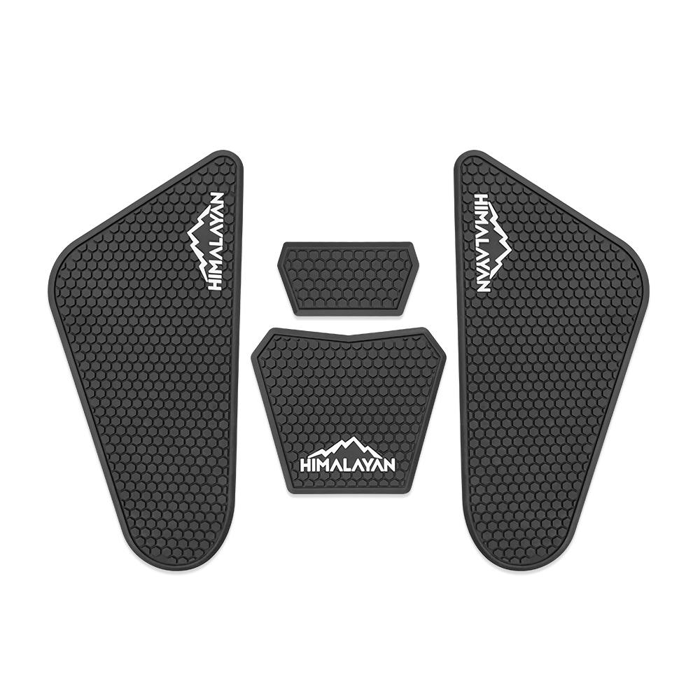 For Motorcycle fuel tank protection sticker decal fuel tank pad fuel tank knee pad Himalaya 450 HIMALAYAN450 2024 2025 чёрный