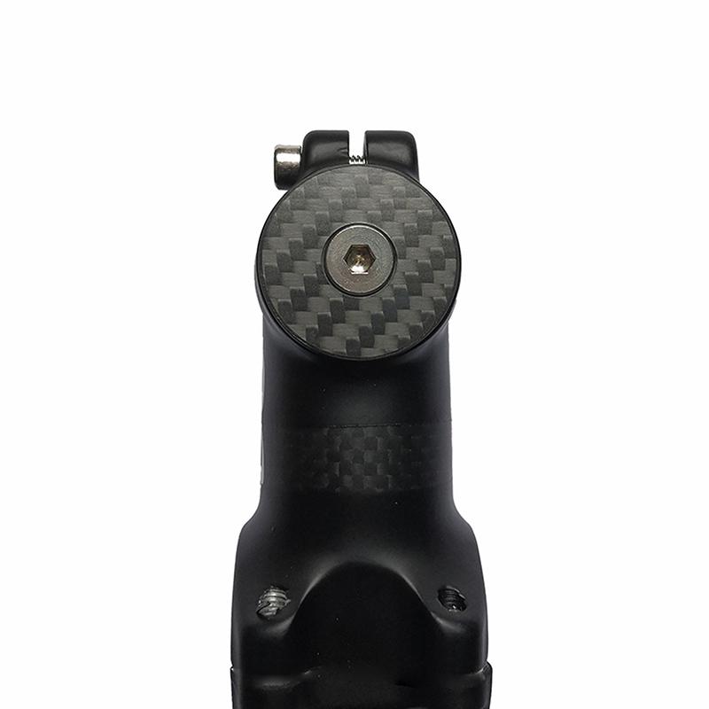 No Logo Bike Headset Top Cap Carbon Fiber Bike Stem Headset Cap With M6*30Mm Screw Bike Front Fork Top Cover Bike Parts