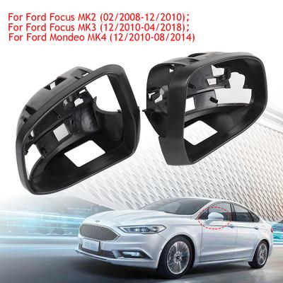 Suporte de moldura de espelho lateral para Ford Focus MK3 MK2 II III 2012 2014 2015 2018 2010 2011 Mondeo MK4 Acabamento de vidro envolvente Visão traseira