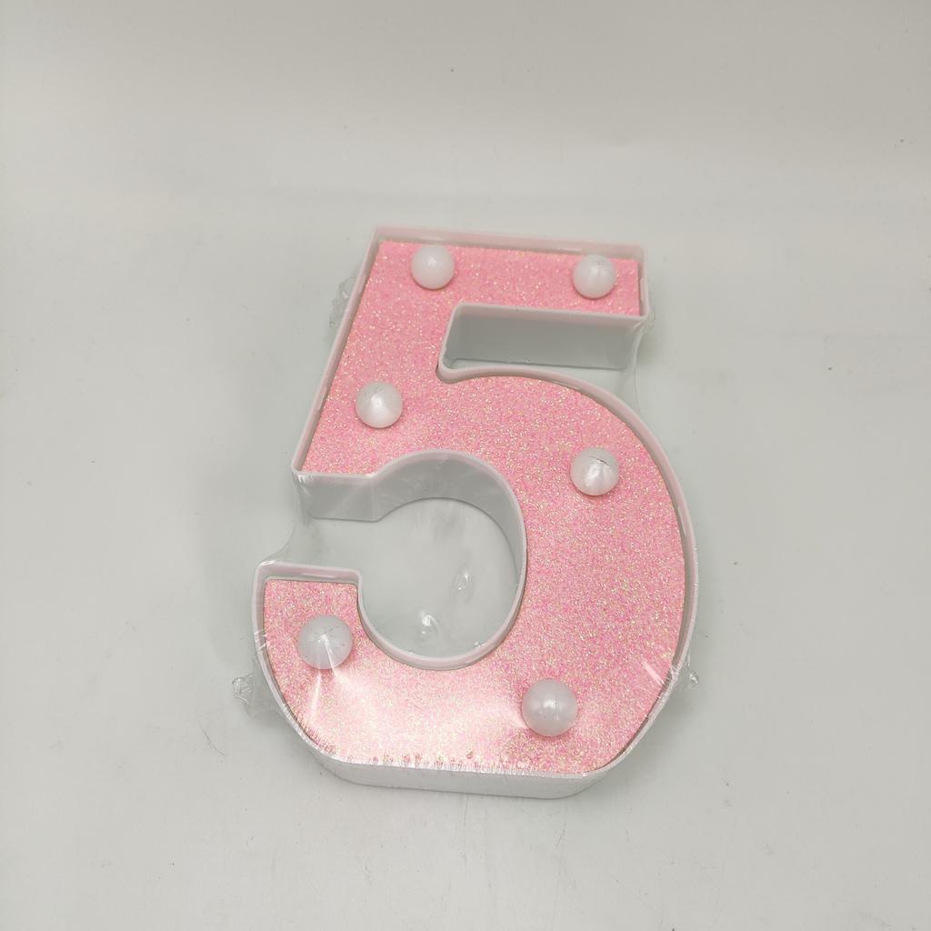 1pc Vibrant LED Lighting Letter - Battery Powered,Dimmable for Bedroom, Birthday Party, Wedding, Home, Christmas, and Eid Al-Adha Mubarak Decorations