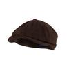 Japanese Street Corduroy Forward Hat Women'S Season Tide Brand Solid Color Versatile Beret Men'S Retro Painter Hat
