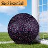 1PC Colorful Retro S Size 5 Soccer Balls, Anti-Slip, Outdoor Sport, a Unique Gift, Birthdays, Christmas gifts Valentine'S Day gifts A65