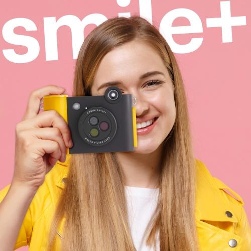 Kodak SMILE+ Instant Print Camera, 2x3'', Black
