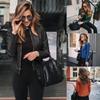 Γυναικείο Κοντό Μπουφάν Κρασί Κόκκινο Στυλ Μοτοσικλέτας Δροσερό Παλτό Λεπτό Παλτό Άνοιξης και Φθινοπώρου