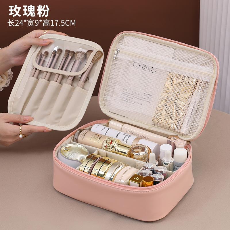 2025 new women s portable cosmetic bag niche cosmetic case large capacity advanced waterproof travel toilet bag