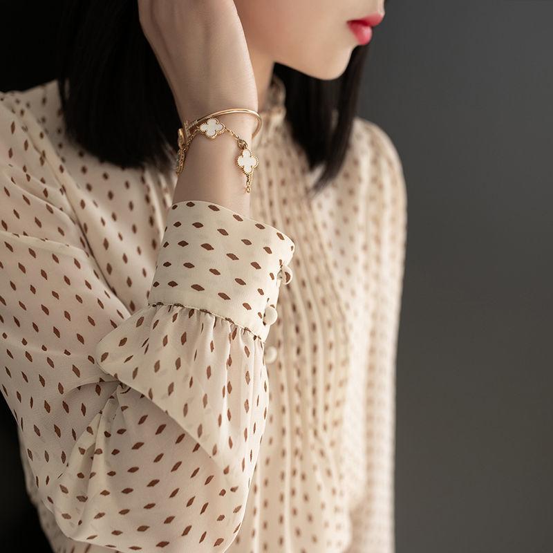 Camicetta da donna ampia ed elegante top da donna alla moda Harajuku tutto-fiammifero semplice moda coreana vintage morbida nuova camicia a maniche lunghe in tinta unita