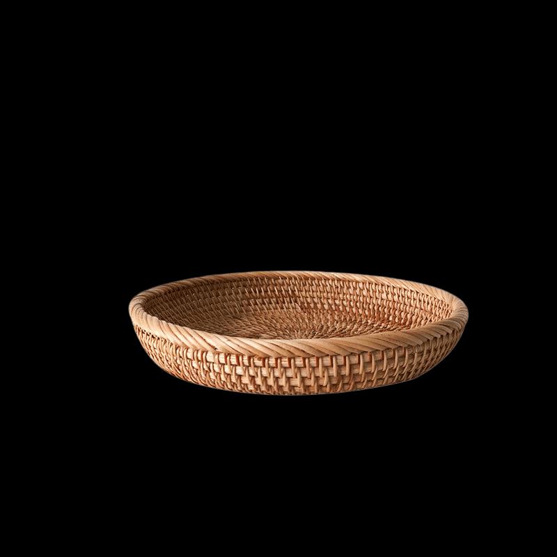 Handwoven Rattan & Bamboo Storage Baskets