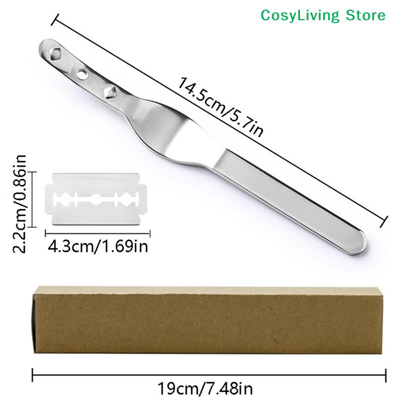 5 Blades French Bread Scorer Dough Scoring Tools with Leather Bag Slashing Tool Bread Lame Cutter For Sourdough Bread Bakers