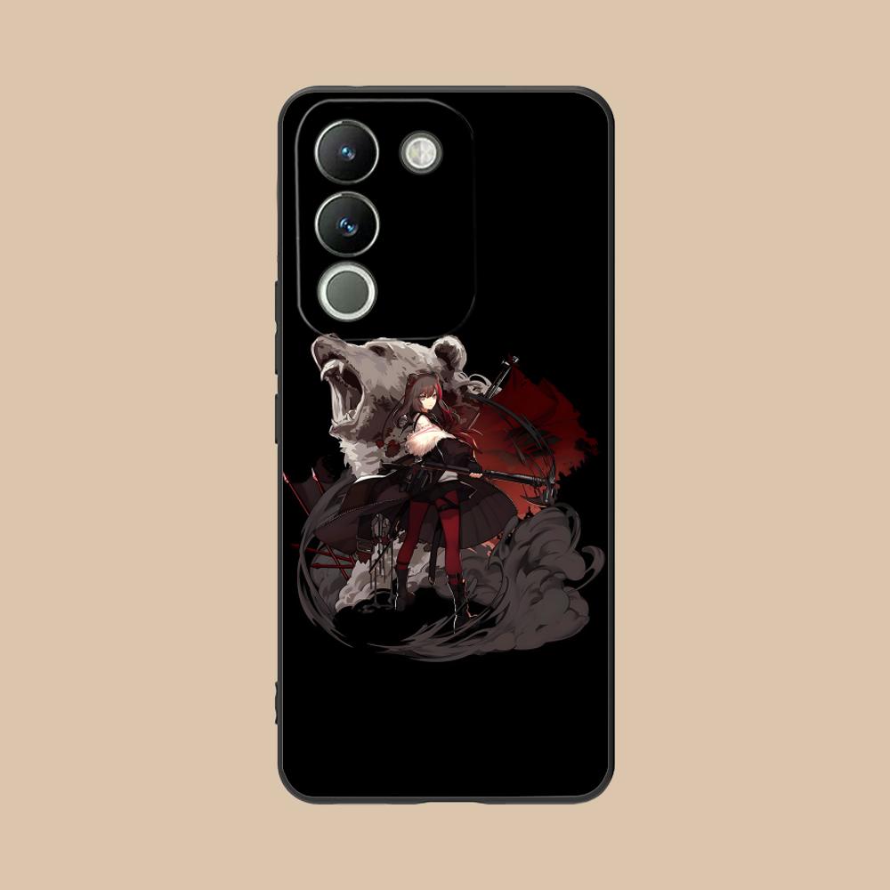Arknights Zima Matte TPU Mobile Phone Case for VIVO V60 V50 V40 V30 V29 V27 V25 V23 Pro Lite 5G Colorful Printing Cover