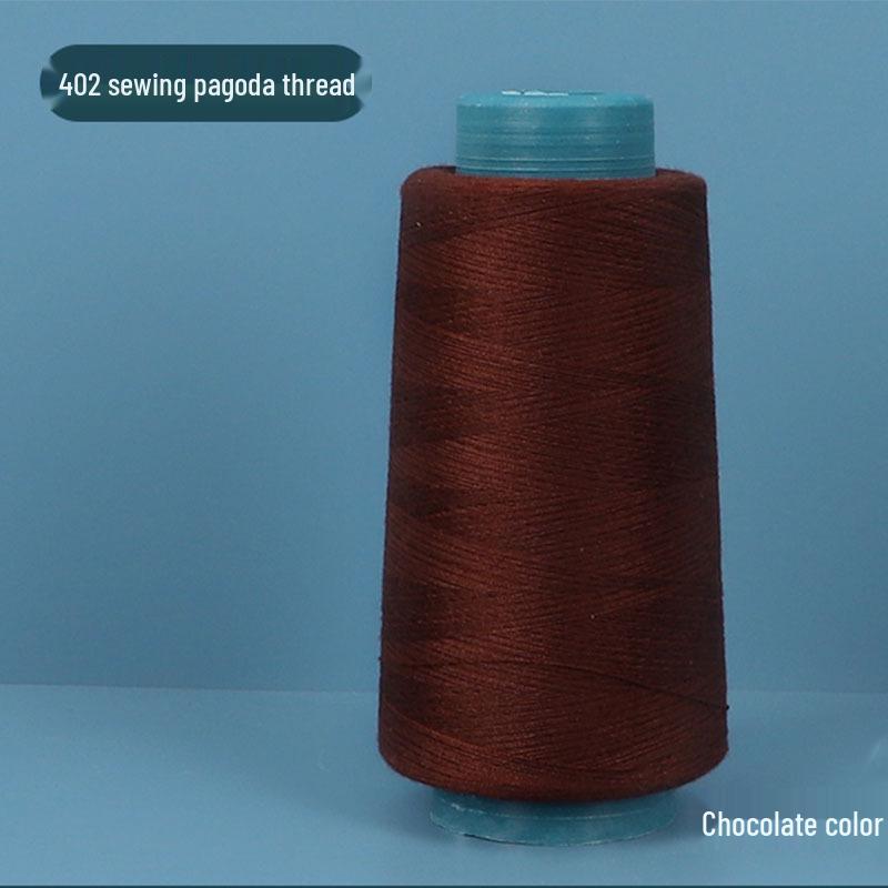 402 Polyester Thread: Black & White Sewing Thread for Hand Needlework and Household Sewing Machines