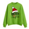 Women's Casual Fashion Round Neck Long Sleeve Christmas Printed Sweatshirt