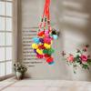 1Pc Keyring Colorful Pendant DIY Jewelry Boho Style Charms Pumpkin Shape Keychains Bag