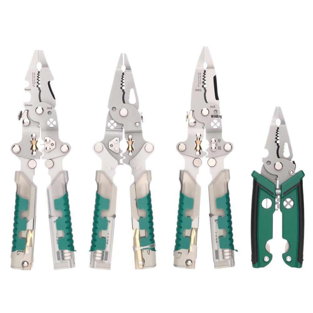5mm Thick Folding Wire Stripper & Electrician's Multi-Functional Pliers