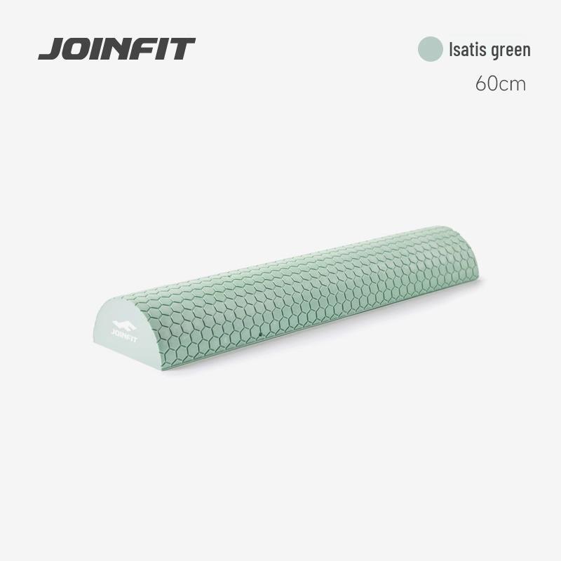 Joinfit Solid Foam Yoga Roller: Durable Half-round Massage Wheel for Muscle Relaxation and Fitness