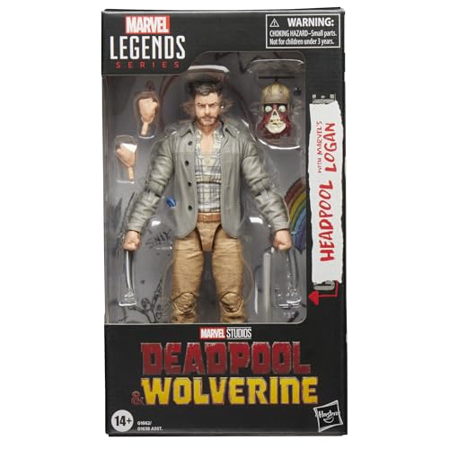 Hasbro Marvel Legends Series Wolverine, Deadpool & Wolverine Collectible 15cm Action Figure (Ages 14+) G1662 Authentic Product