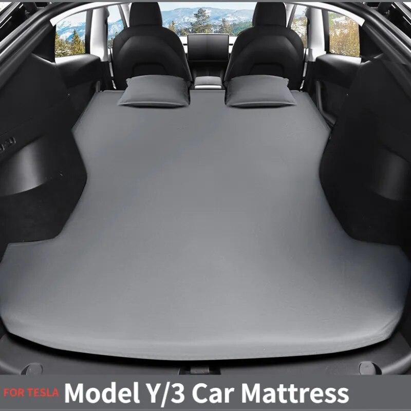 

Для Tesla Model 3 Model Y 2017-2022 надувной надувной матрас для кемпинга, надувная специальная замшевая ткань, автомобильная дорожная кровать