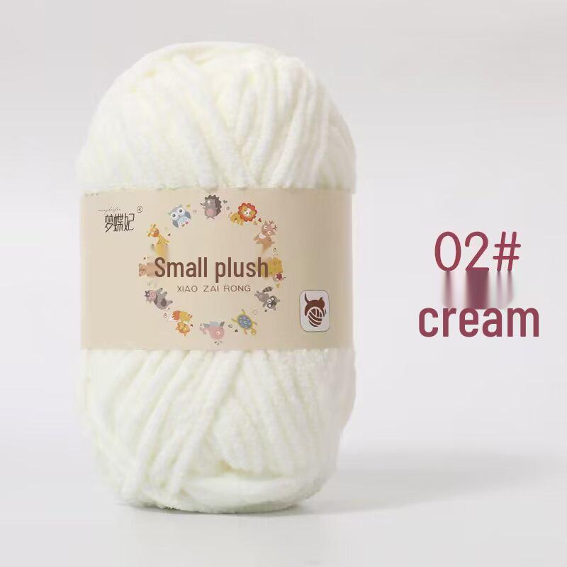 Little Velvet Chunky Yarn for DIY Knitting & Crochet - Cute Baby Crafts, Scarves, Dolls & Shoes